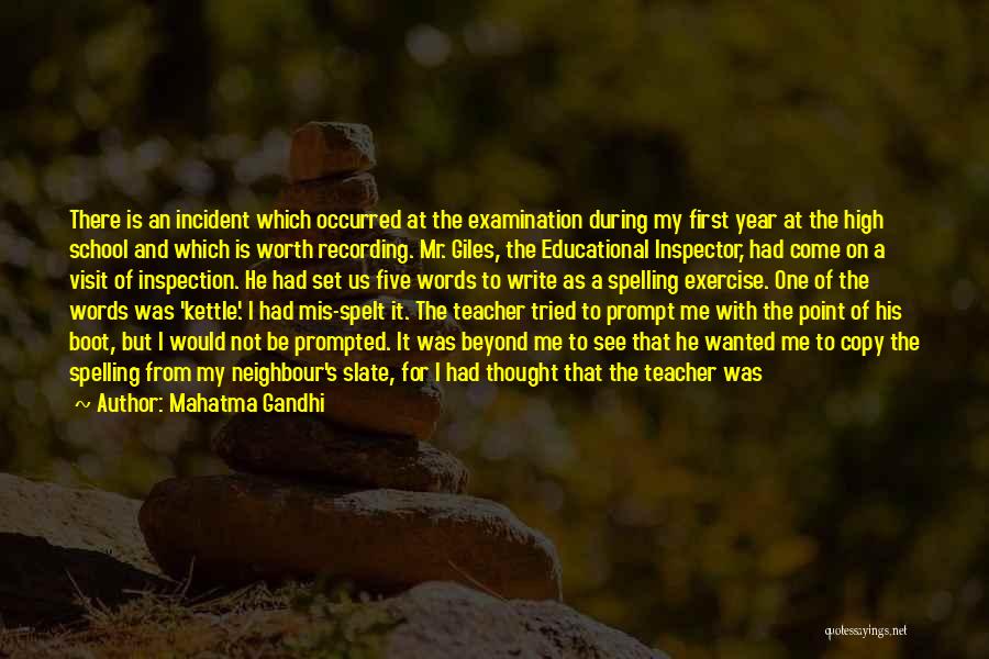 Examination Result Quotes By Mahatma Gandhi