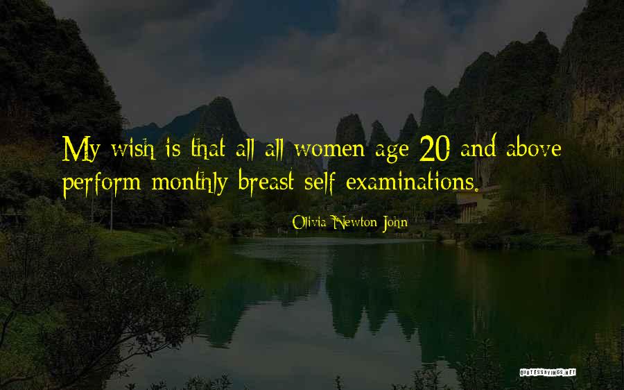 Examinations Quotes By Olivia Newton-John Examinations Quotes By Olivia Newton-John