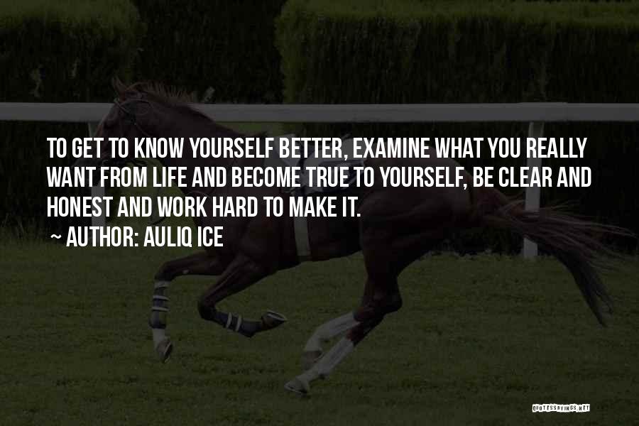 Examine Yourself Quotes By Auliq Ice