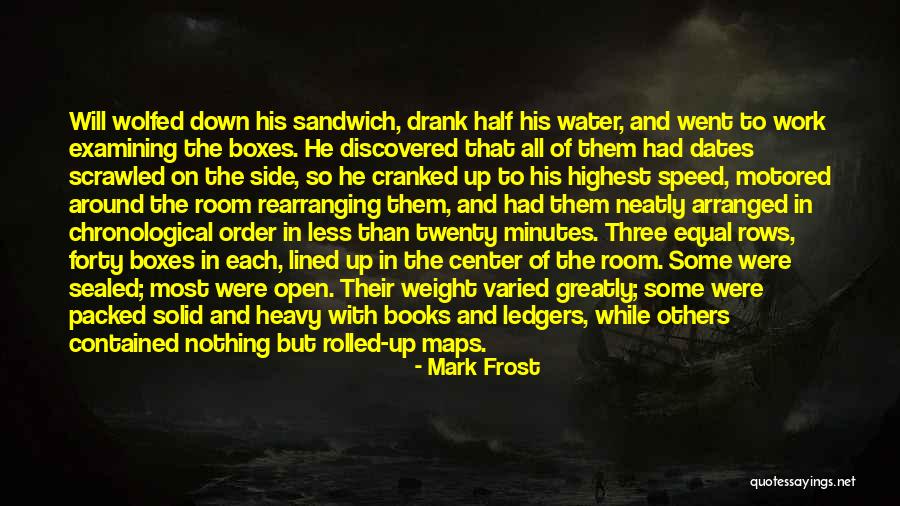 Examining Quotes By Mark Frost Examining Quotes By Mark Frost