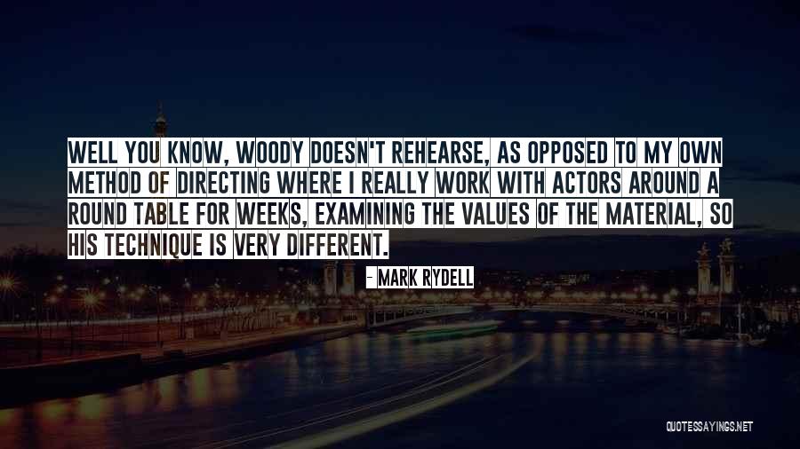 Examining Quotes By Mark Rydell Examining Quotes By Mark Rydell