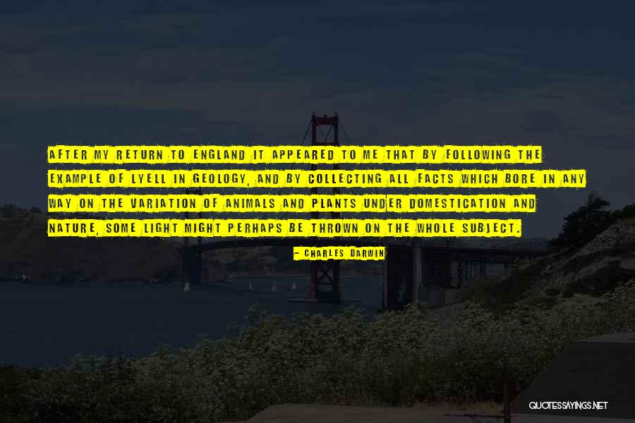 Example And Light Quotes By Charles Darwin Example And Light Quotes By Charles Darwin