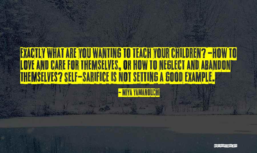 Example And Model Quotes By Miya Yamanouchi Example And Model Quotes By Miya Yamanouchi