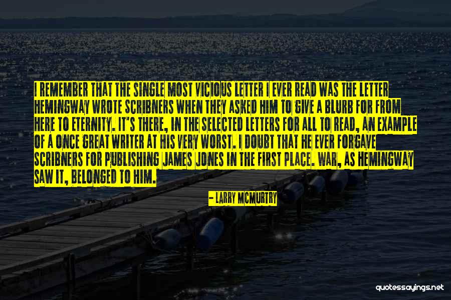 Example First Quotes By Larry McMurtry Example First Quotes By Larry McMurtry