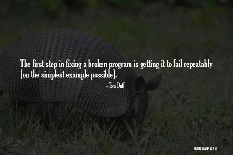 Example First Quotes By Tom Duff Example First Quotes By Tom Duff