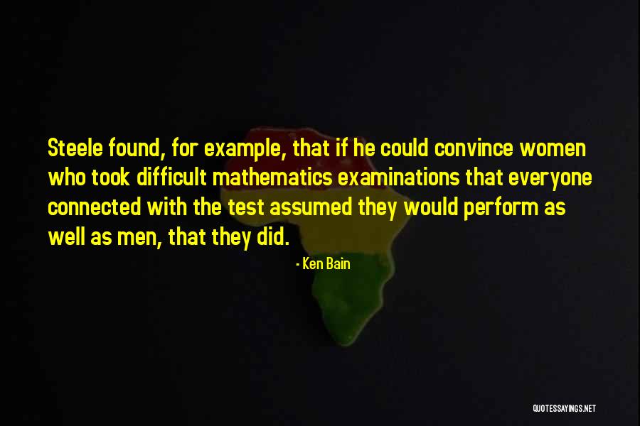 Example Of Mathematics Quotes By Ken Bain Example Of Mathematics Quotes By Ken Bain