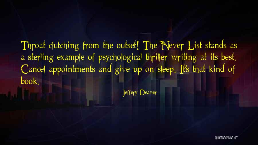 Example Of Psychological Quotes By Jeffery Deaver Example Of Psychological Quotes By Jeffery Deaver