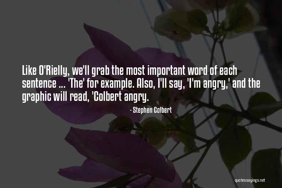 Example Sentence With Quotes By Stephen Colbert Example Sentence With Quotes By Stephen Colbert