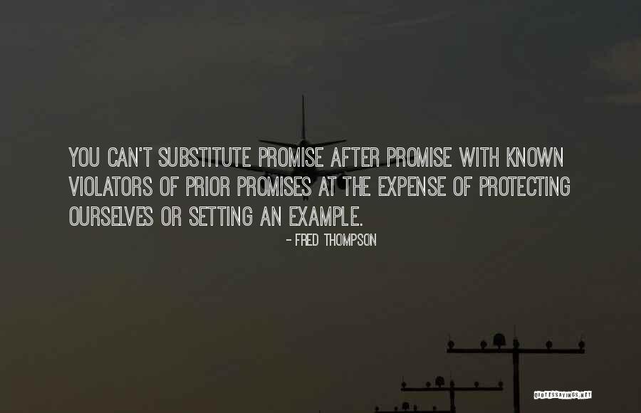 Example Setting Quotes By Fred Thompson