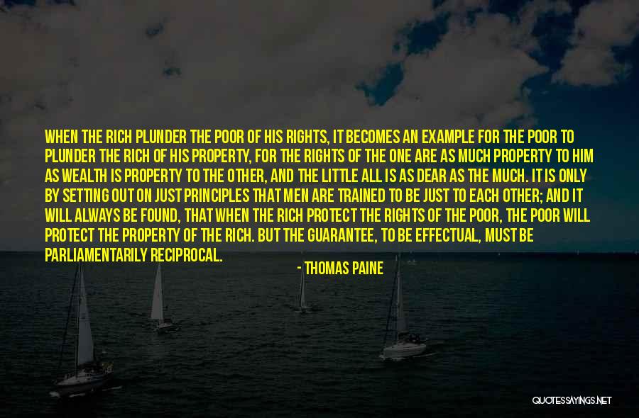 Example Setting Quotes By Thomas Paine