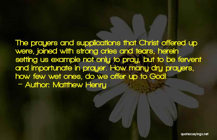 Example That Quotes By Matthew Henry