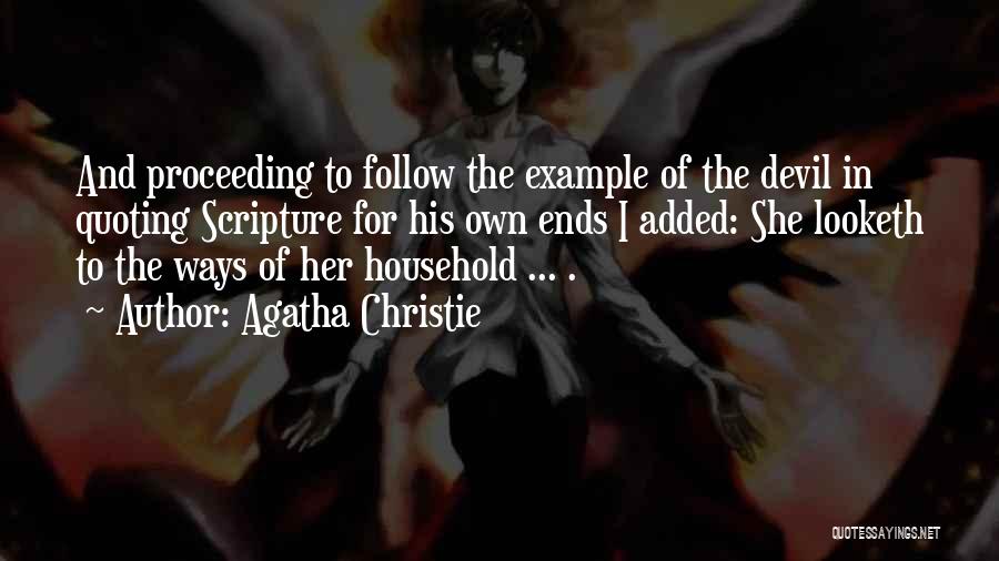 Example To Follow Quotes By Agatha Christie