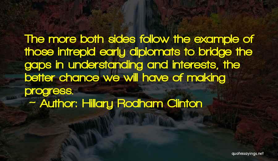 Example To Follow Quotes By Hillary Rodham Clinton