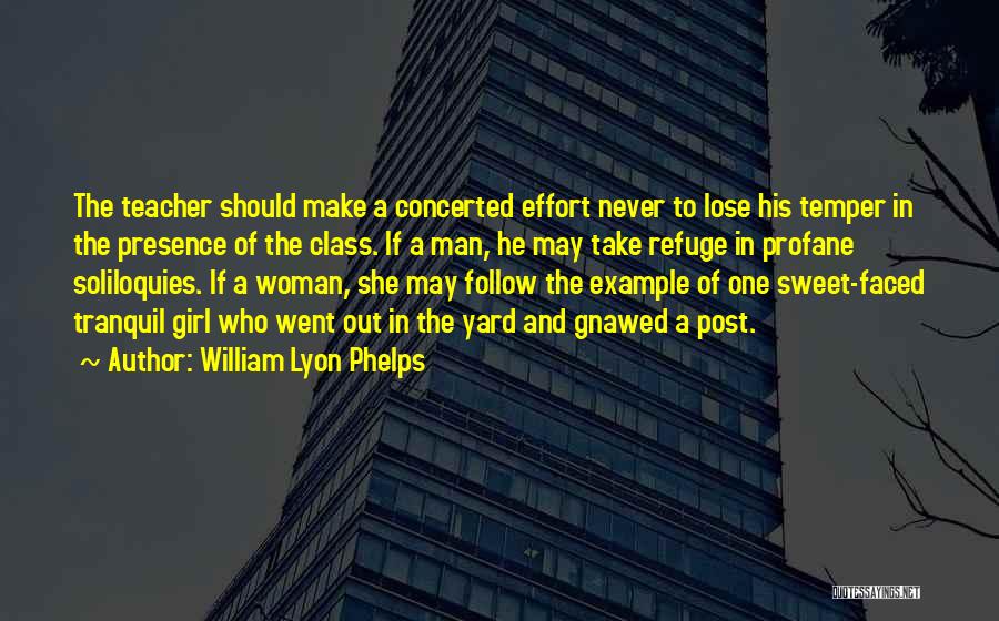 Example To Follow Quotes By William Lyon Phelps