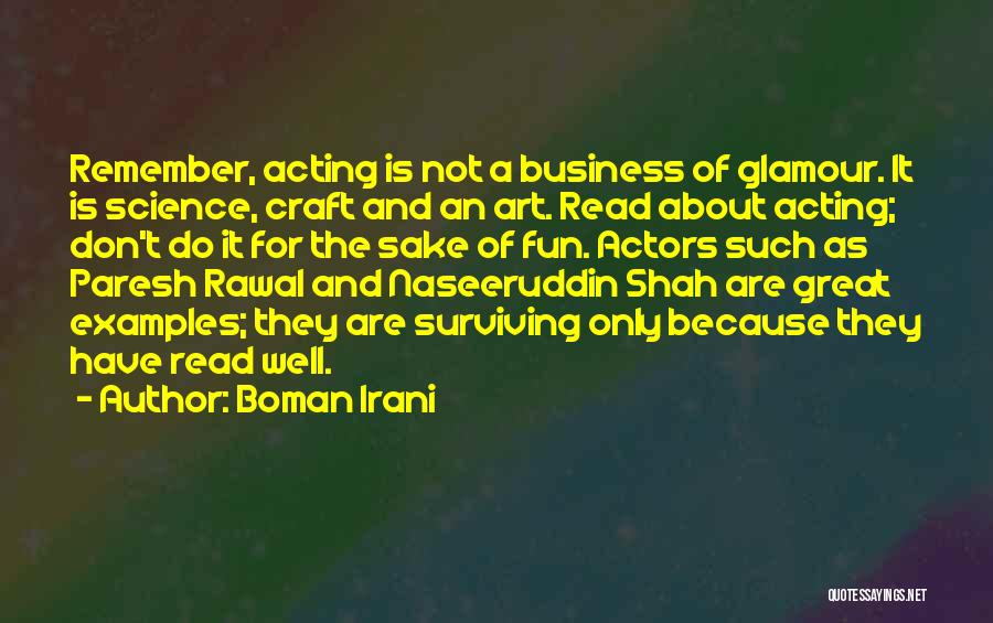 Examples Business Quotes By Boman Irani