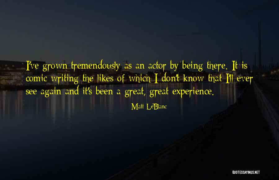 Examples Of Integrated Quotes By Matt LeBlanc Examples Of Integrated Quotes By Matt LeBlanc
