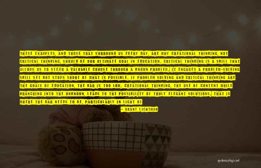 Examples Of Short Quotes By Grant Lichtman Examples Of Short Quotes By Grant Lichtman