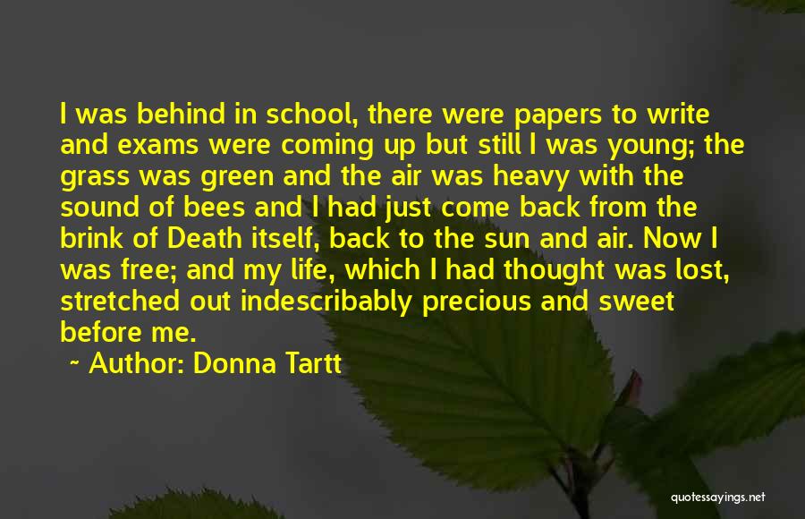 Exams And Life Quotes By Donna Tartt