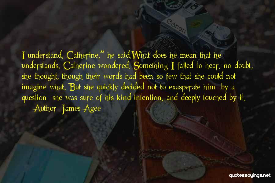 Exasperate Quotes By James Agee