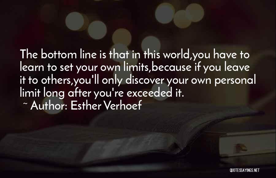 Exceeded Quotes By Esther Verhoef