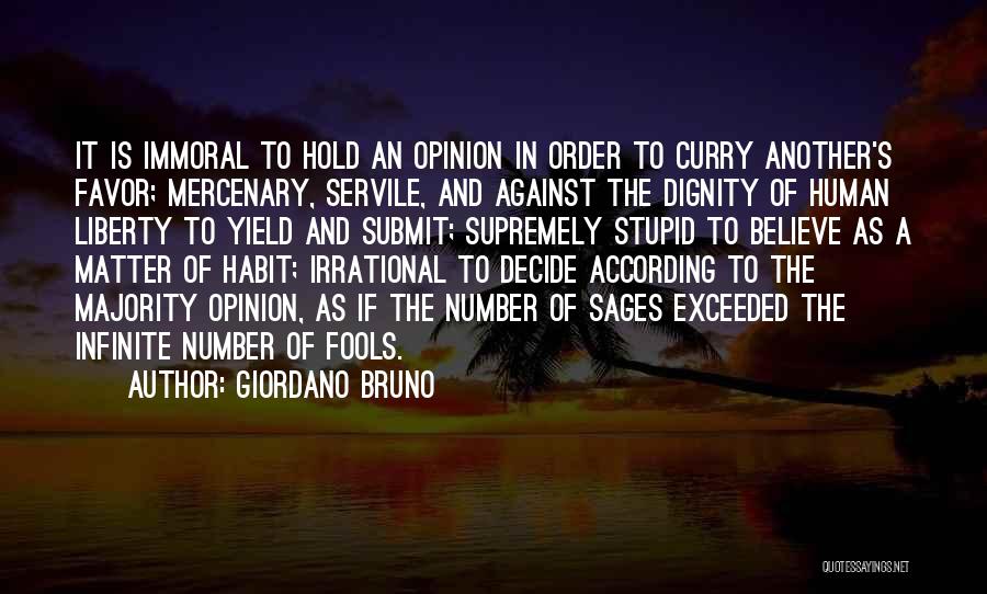 Exceeded Quotes By Giordano Bruno