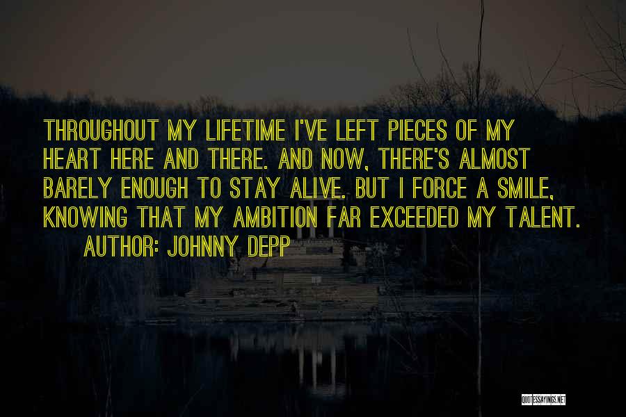 Exceeded Quotes By Johnny Depp