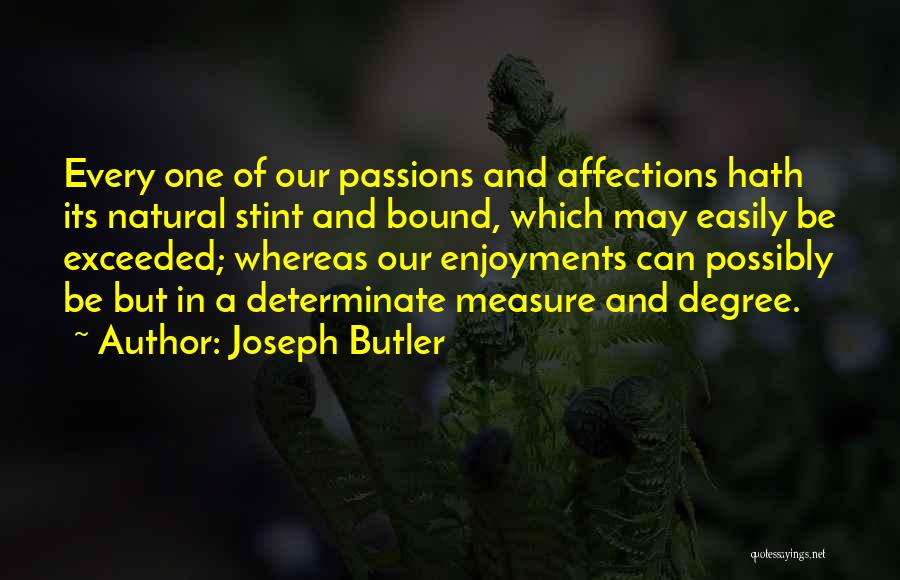 Exceeded Quotes By Joseph Butler