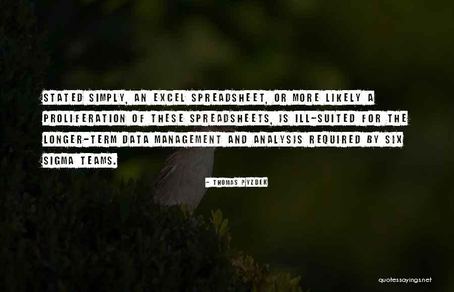 Excel Data In Quotes By Thomas Pyzdek Excel Data In Quotes By Thomas Pyzdek