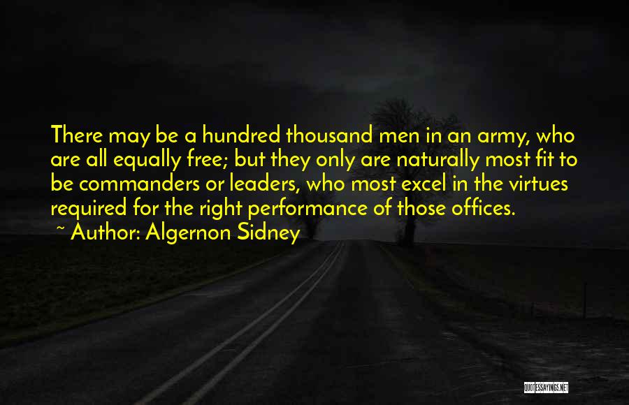 Excel Quotes By Algernon Sidney