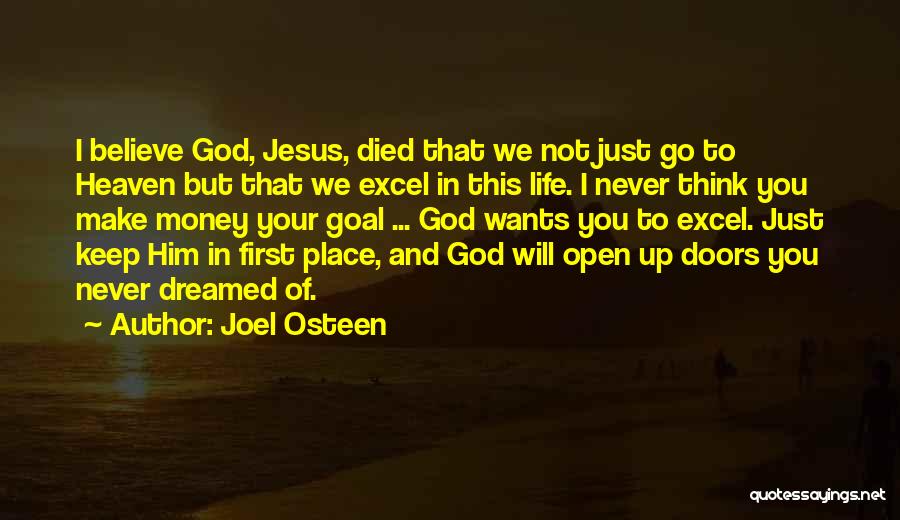 Excel Quotes By Joel Osteen