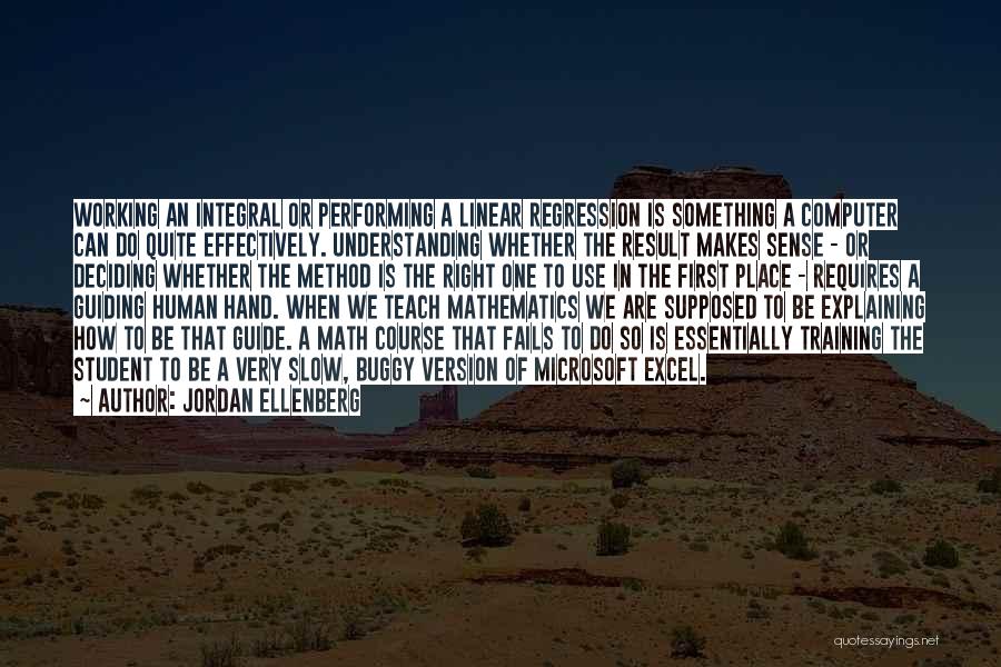 Excel Quotes By Jordan Ellenberg