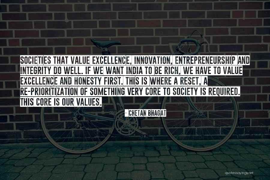 Excellence And Integrity Quotes By Chetan Bhagat Excellence And Integrity Quotes By Chetan Bhagat