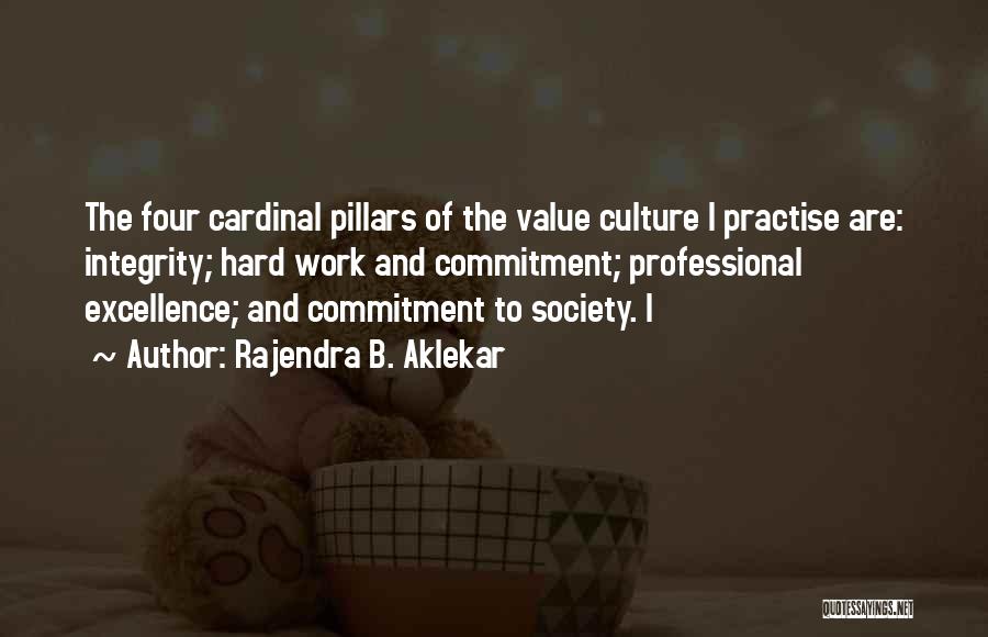 Excellence And Integrity Quotes By Rajendra B. Aklekar