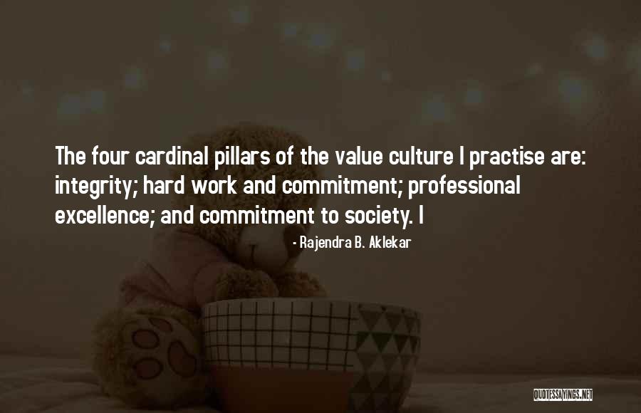 Excellence And Integrity Quotes By Rajendra B. Aklekar