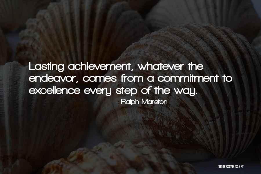 Excellence And Integrity Quotes By Ralph Marston