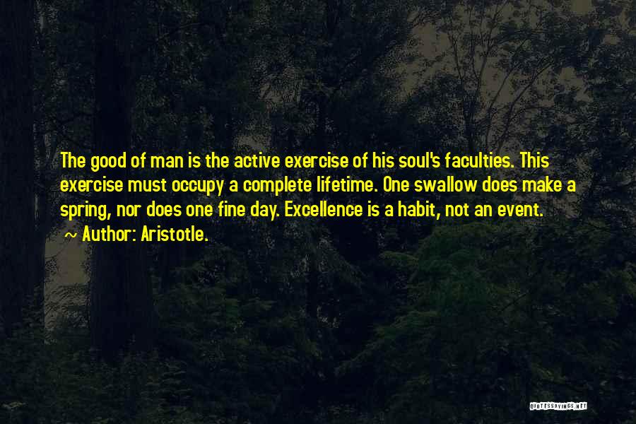 Excellence Aristotle Quotes By Aristotle.