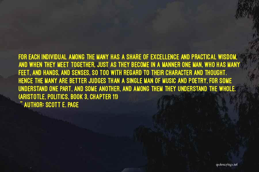 Excellence Aristotle Quotes By Scott E. Page