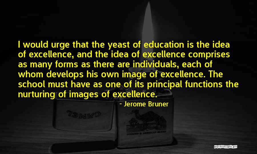 Excellence School Quotes By Jerome Bruner Excellence School Quotes By Jerome Bruner