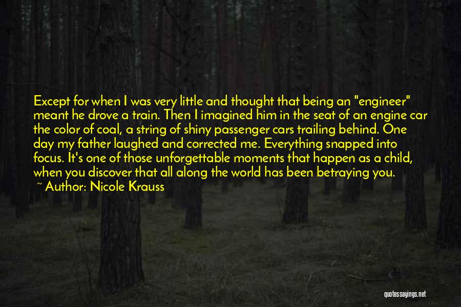 Except Me Quotes By Nicole Krauss