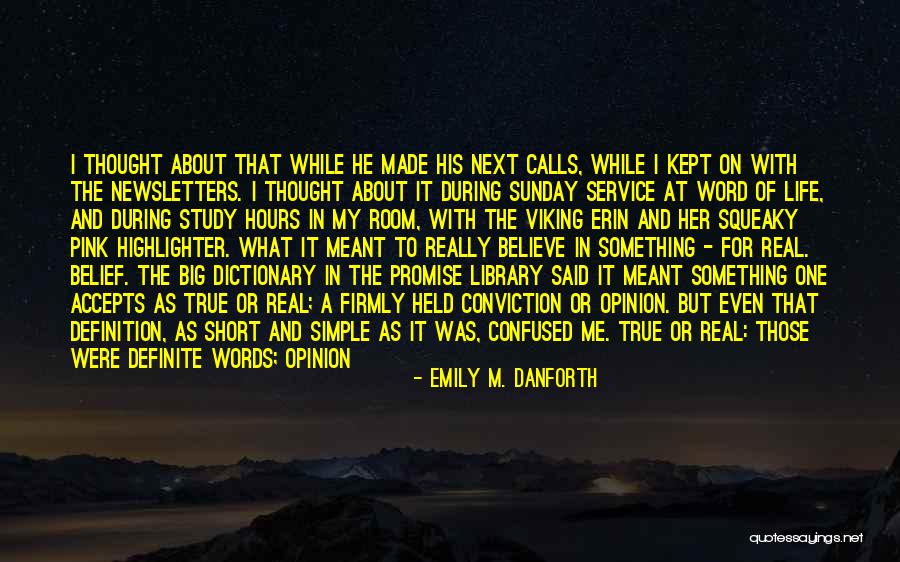 Excepting Quotes By Emily M. Danforth Excepting Quotes By Emily M. Danforth