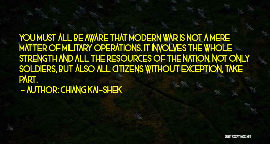 Exception Quotes By Chiang Kai-shek