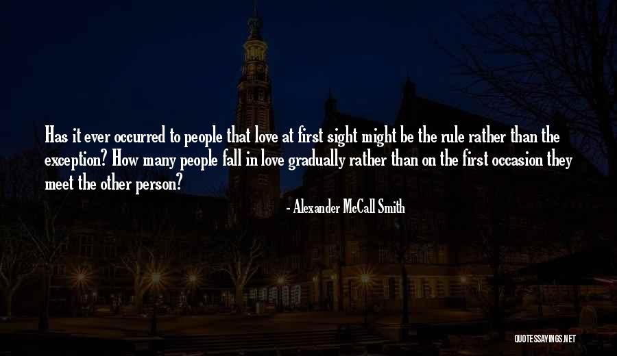 Exception To The Rule Quotes By Alexander McCall Smith Exception To The Rule Quotes By Alexander McCall Smith
