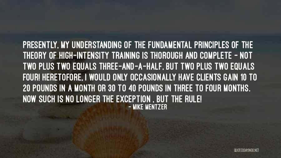 Exception To The Rule Quotes By Mike Mentzer Exception To The Rule Quotes By Mike Mentzer