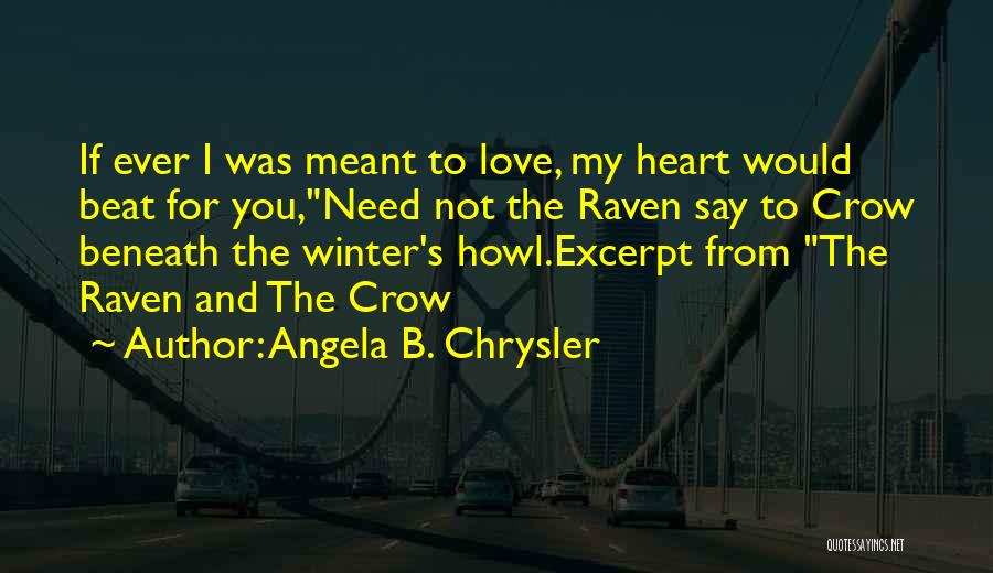 Excerpt Quotes By Angela B. Chrysler