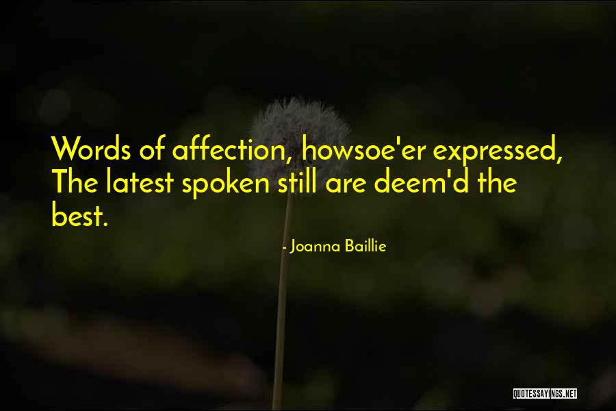 Excesivamente Sinonimos Quotes By Joanna Baillie Excesivamente Sinonimos Quotes By Joanna Baillie