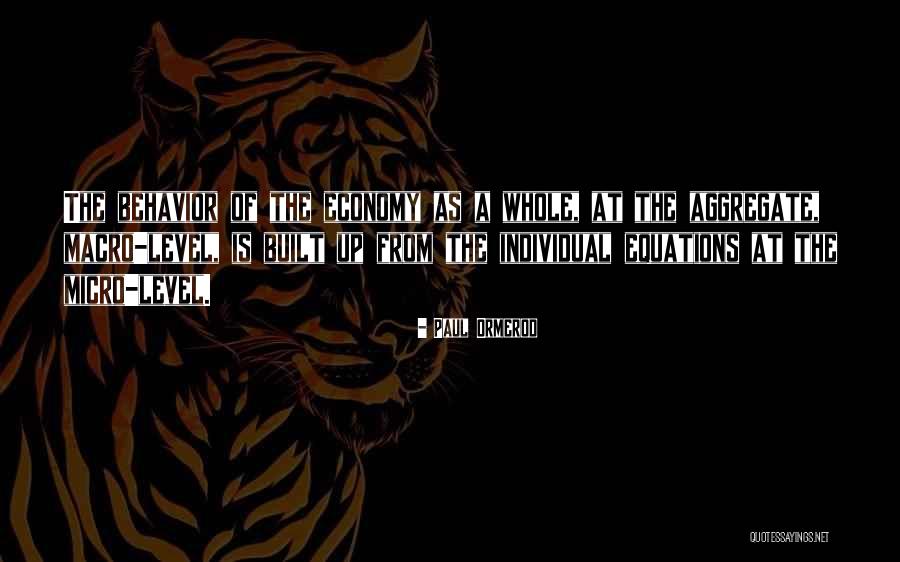 Excesivo Definicion Quotes By Paul Ormerod Excesivo Definicion Quotes By Paul Ormerod