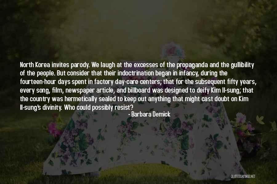 Excesses Quotes By Barbara Demick Excesses Quotes By Barbara Demick