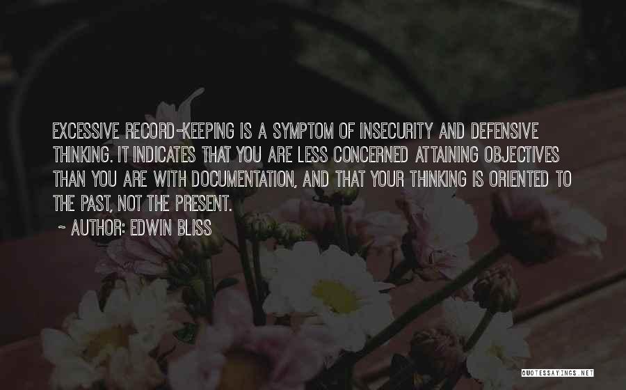 Excessive Thinking Quotes By Edwin Bliss