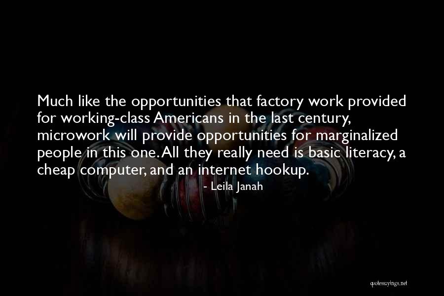 Exchange Of America Quotes By Leila Janah Exchange Of America Quotes By Leila Janah