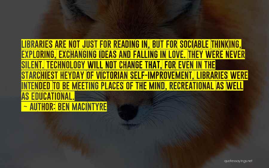 Exchanging Ideas Quotes By Ben Macintyre